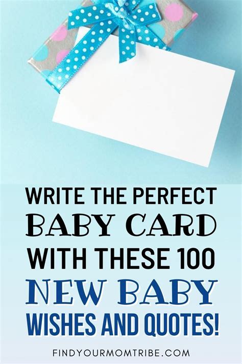 How To Write A New Baby Card
